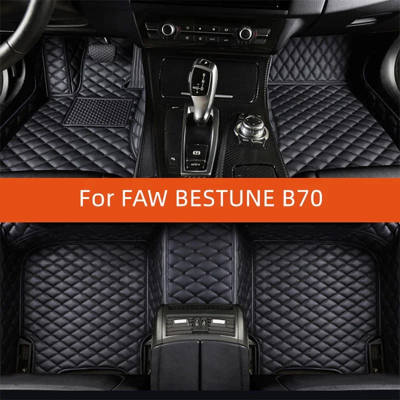 Tappetino per auto in pelle personalizzato per FAW BESTUNE B70 2021 2022 2023 2024 2025 2026 2027 Tappetino per auto Accessori interni