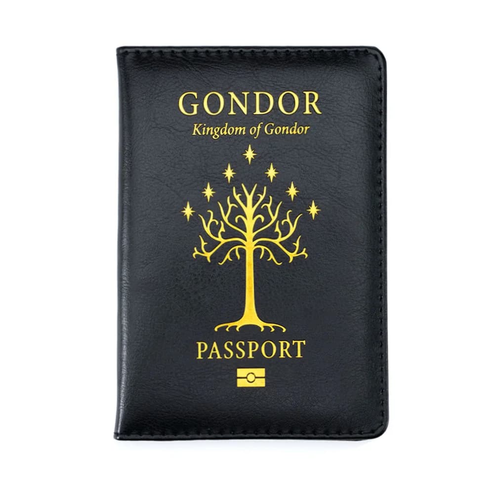 Travel accessories Gondor Medium Earth Life Tree Passport Cover for Men's Passport Gift Drop Shipping
