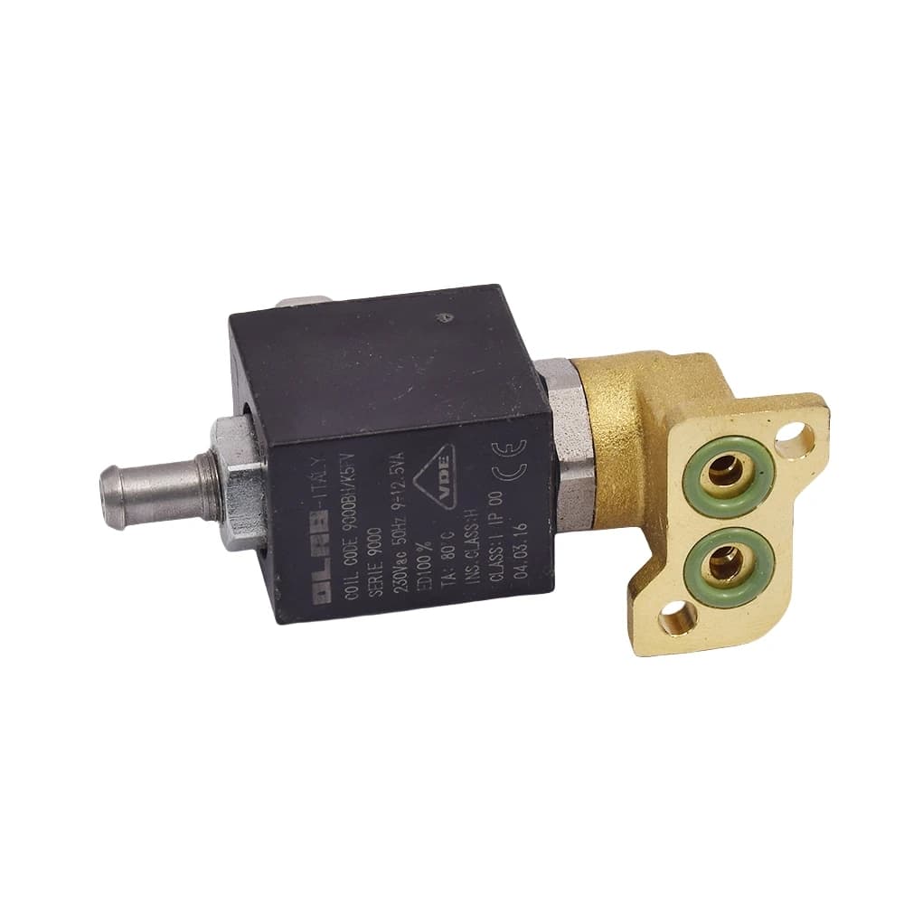 ITALIA OLAB 9000BH AC 220V 230V Elettrovalvola elettrica in ottone a 2 posizioni a 3 vie Controllo del fluido per macchina da caffè Acqua calda a vapore