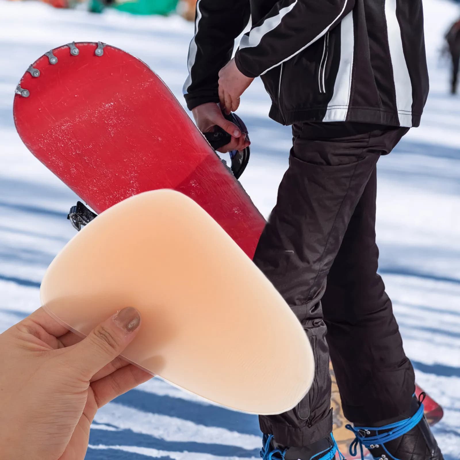 2 Pezzi Ginocchiere in Silicone Protettive per Pattinaggio, Pallavolo, Calcio, Morbide e Antiscivolo per Uomini e Donne