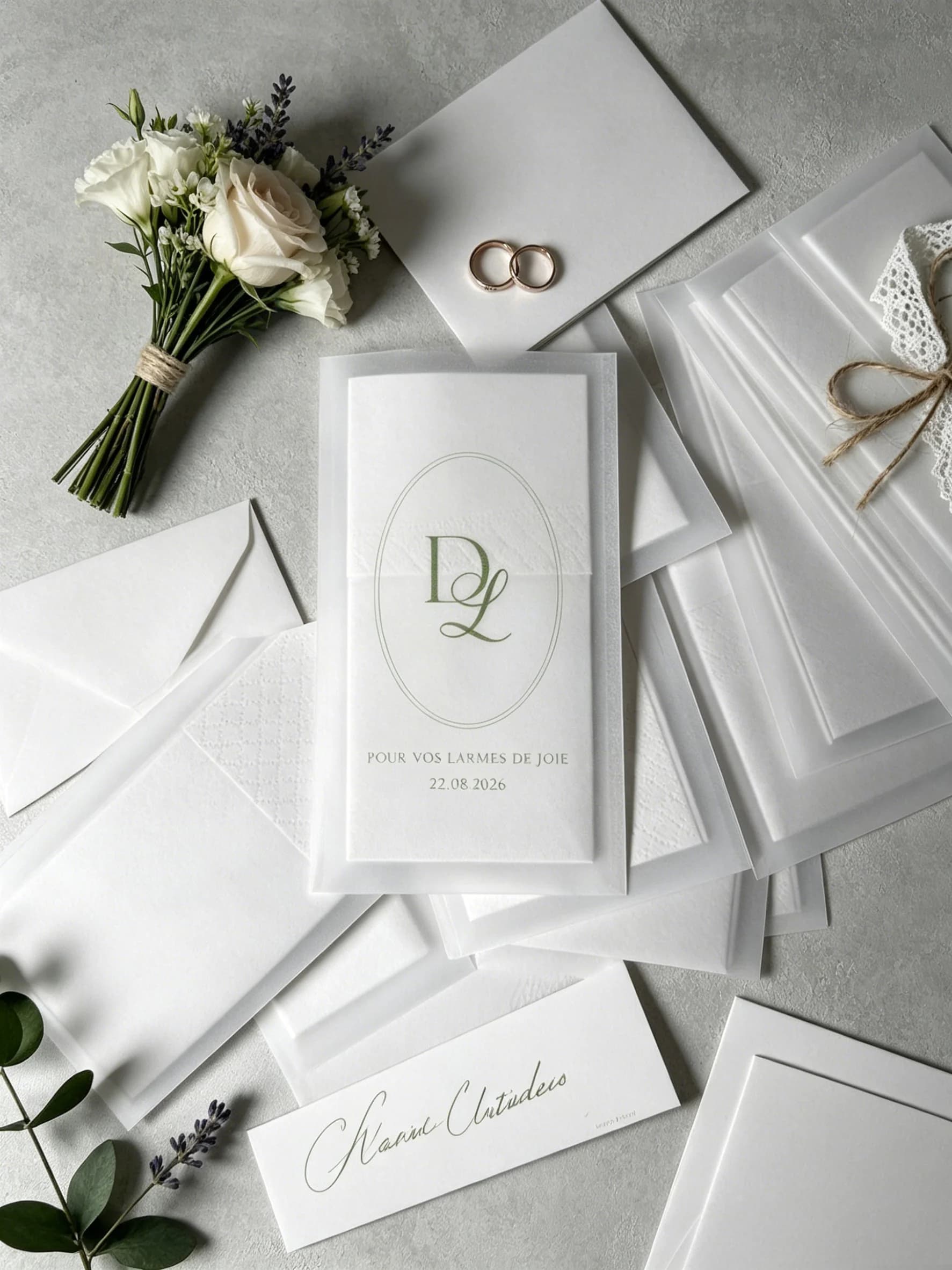 Confezioni Personalizzate di Fazzoletti per Matrimonio, Pacchetti di Coriandoli, Portafazzoletti 'Lacrime di Gioia', Bomboniere per Ospiti