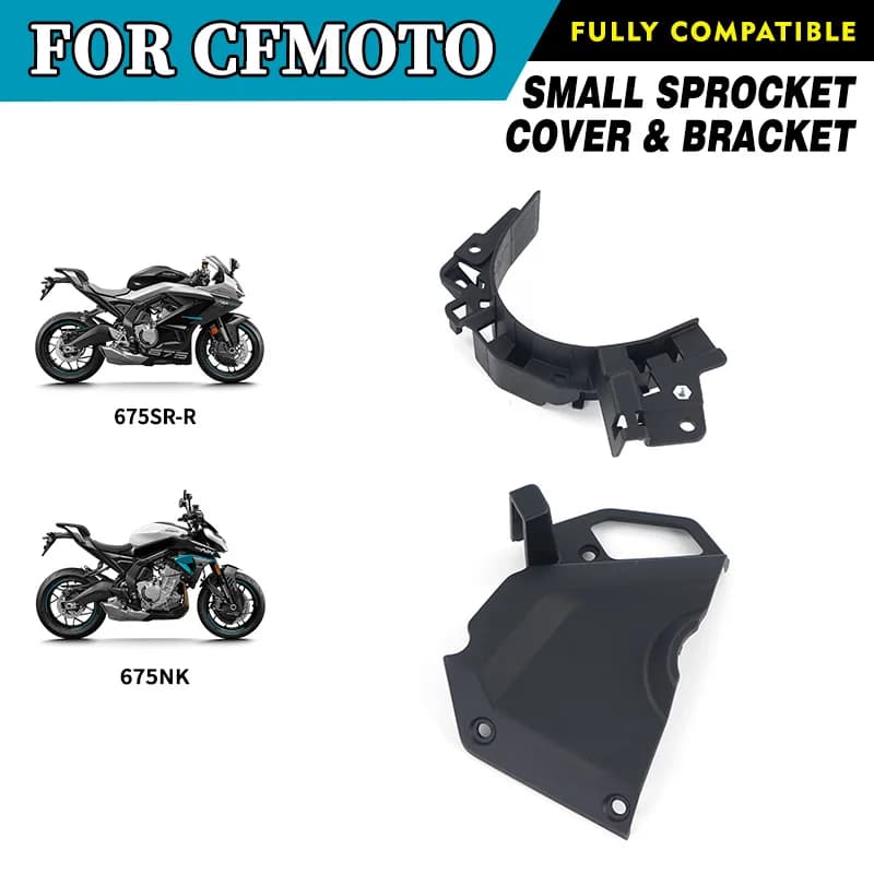 Per CFMOTO 675SR-R 675NK: Coperchio Pignone Piccolo e Staffa SRS675 NK675 - Accessori Moto Ricambi Originali
