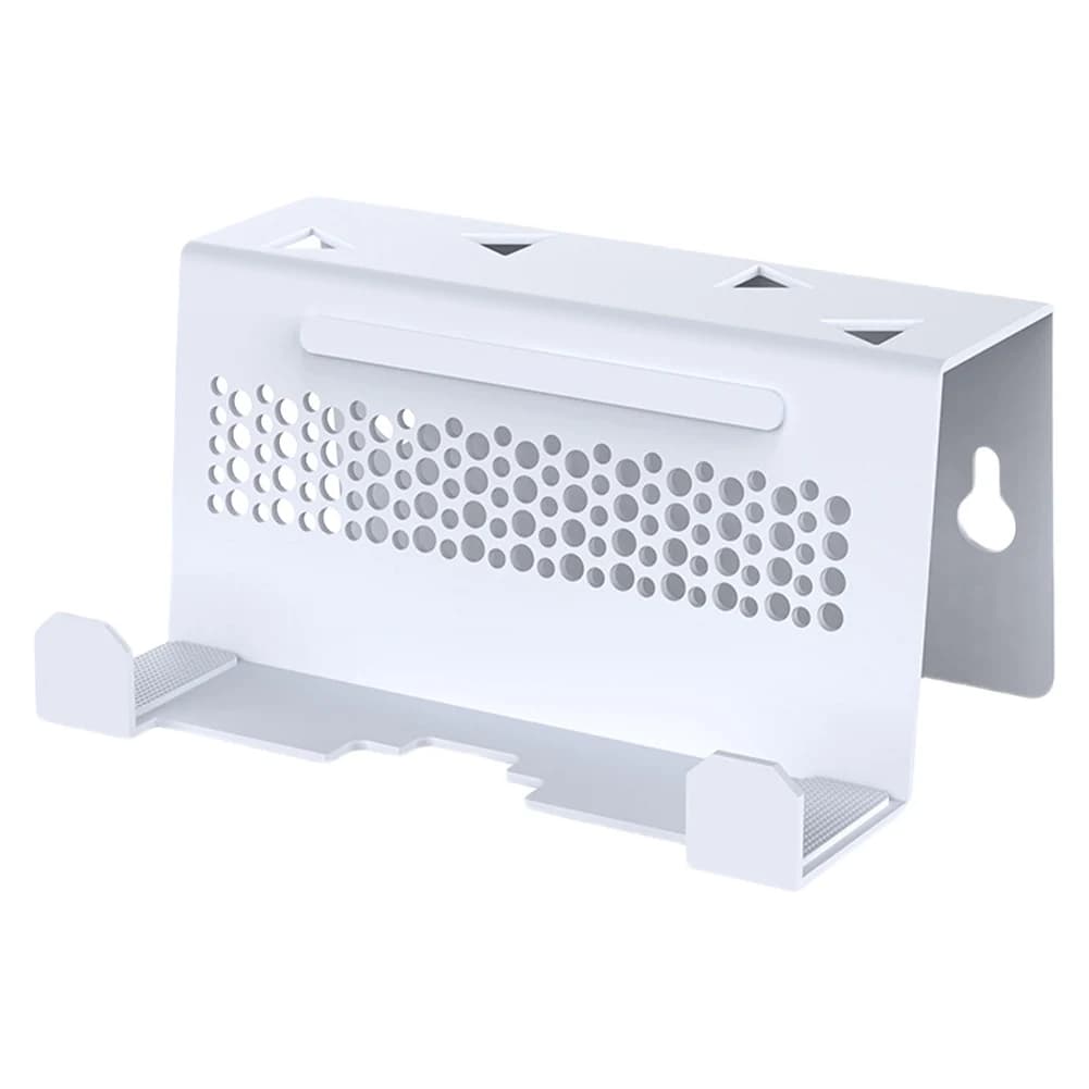 Supporto per console salvaspazio, accessori per dock TV, supporto da parete stabile per PS5 Portal/ROG Ally X/Switch/Steam Deck