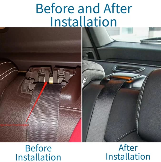 Car Rear Row Center Seat Guide Cover A1669213800 For Mercedes For ML For GL For GLE Car Accessories