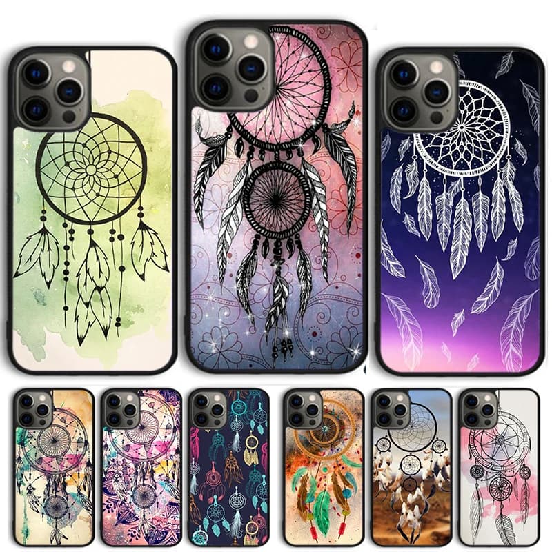 The Dream Catcher Mandala Phone Case For iPhone 17 Air 15 16 Cover 11 13 14 Pro Max 12 Plus Max Fundas