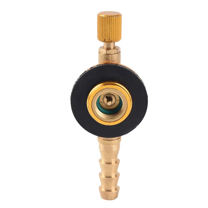 New Inflatable Refill Valve Adapter for Stainless Steel Camping Brush