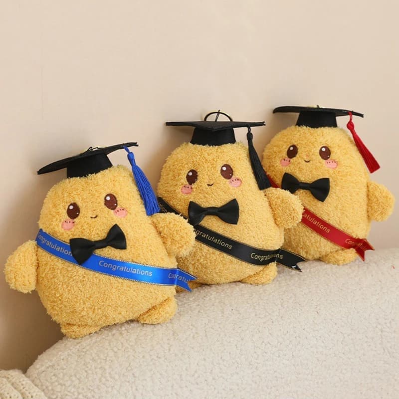 Portachiavi con Simpatico Peluche a Forma di Patata Dottore, Regali di Laurea, Portachiavi Kawaii per Zaino, Bomboniere per Feste di Laurea, Souvenir