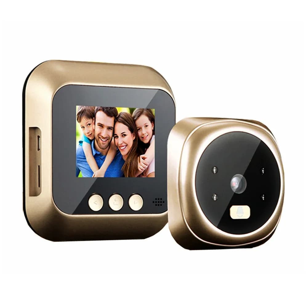 Videocitofono Spioncino per porta Telecamera per porta Spioncino per porta Campanello con monitor wireless Visione notturna dal vivo per l'home office