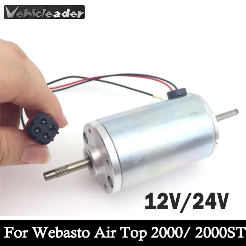 Parti del ventilatore dell'aria del motore elettrico del riscaldatore di parcheggio diesel 12V 24V per Webasto Air Top 2000/2000S/2000ST Motore del ventilatore 0319R8 1219NB