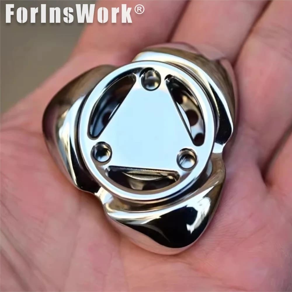 TMAX EDC Tri-Page Spinner Aringa EDC Toy - Fidget Hand Spinner per alleviare lo stress e il trasporto quotidiano