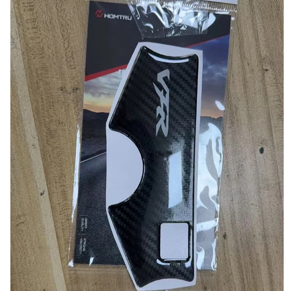 Per Honda VFR 750 2011-2014 Defender triplo giogo superiore effetto carbonio 3D