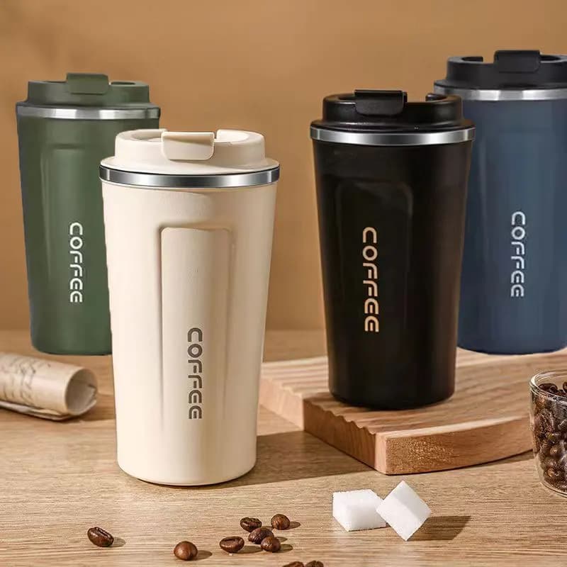 380ML Stainless Steel Coffee Mug Portable Tumbler Vacuum Flasks Car Thermal Cup Keeps Cold and Heat Thermal Mug Coffee Cup