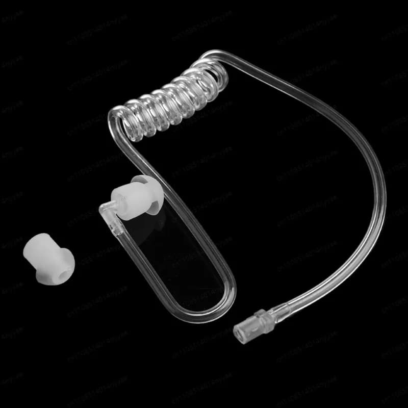 Auricolare con Tubo Acustico Trasparente per Radio Bidirezionale Walkie Talkie, Accessori per Cuffie, Spedizione Diretta