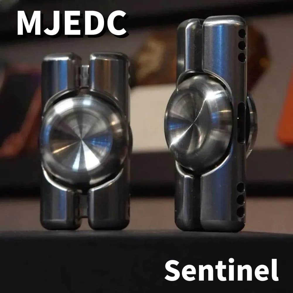 MJEDC Sentinel Fidget Spinner Lungo Corto Giroscopio Fidget Giocattoli Per Adulti Gadget di Sollievo dall'ansia Disegni Originali Spinner A Due Lame