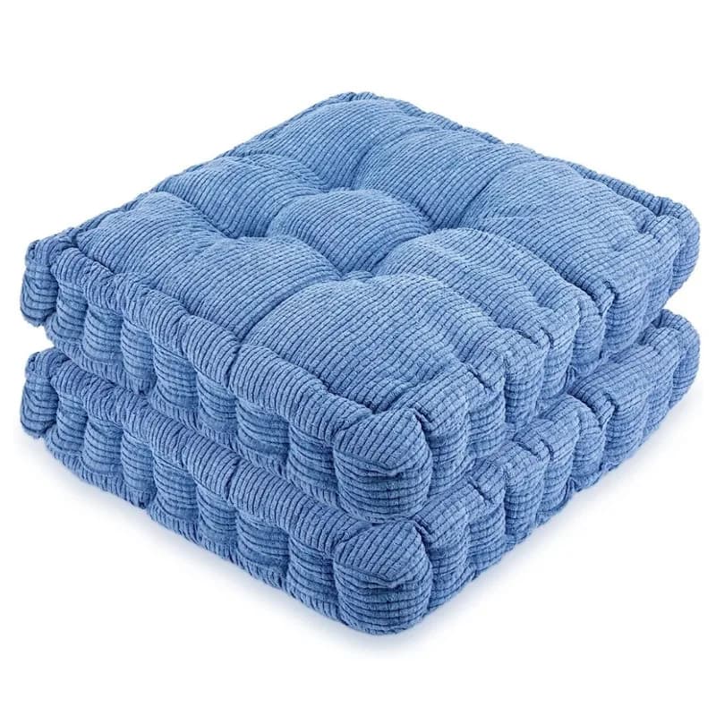 Inyahome Floor Pillows Cushion Square Floor Pillow Seating for Adults Meditation Cushion Non Slip Soft Seating Pouf for Yoga
