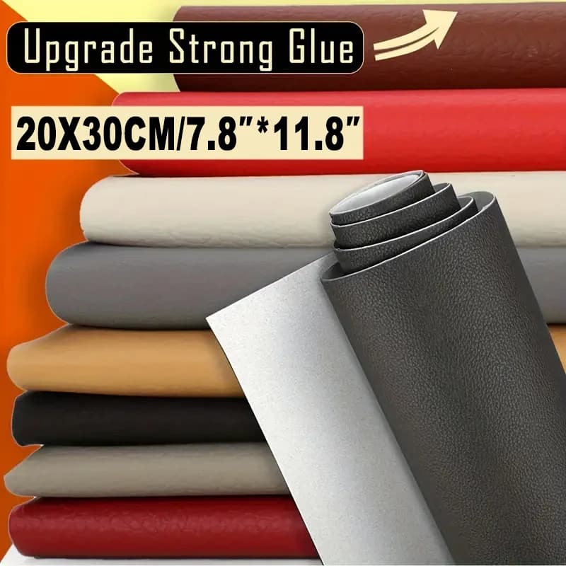 Pelle autoadesiva per divano Riparazione Patch Mobili Tavolo Sedia Adesivo Borsa da seduta Scarpa Letto Fix Mend PU Pelle in pelle artificiale