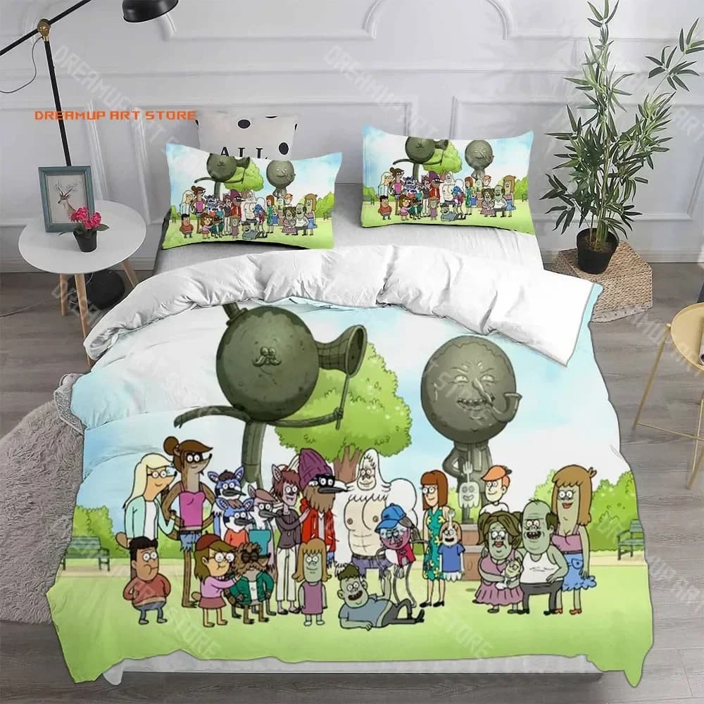 2026 3D Print R-Regular Cartoon S-Show Anime Cartoon Bedding Sets Comforter Quilt Bed Cover Duvet Cover Pillow Case Sets Kids Ad