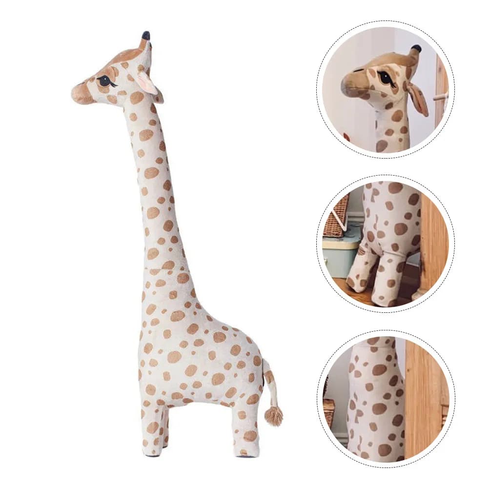 Giraffa di peluche grande, animali di peluche per ragazzi, pupazzo, piccoli ornamenti da scrivania, mini