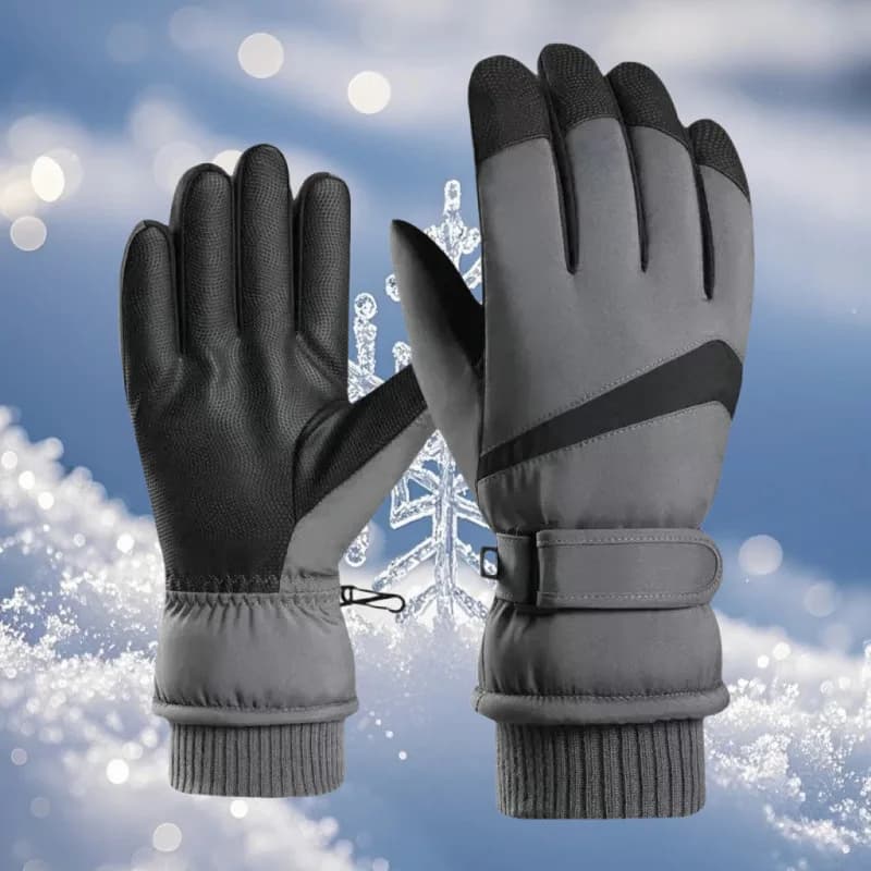 Guanti da sci invernali donna uomo guanti caldi in velluto idrorepellente moto guanti touch-screen spessi antivento ciclismo coppia