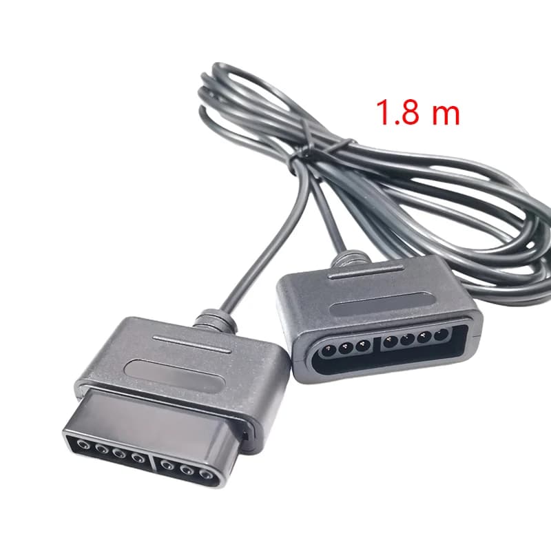 Accessori fai da te cavo di prolunga per Controller di gioco da 1.8m cavo dati per cavo di prolunga per Controller Super SNES