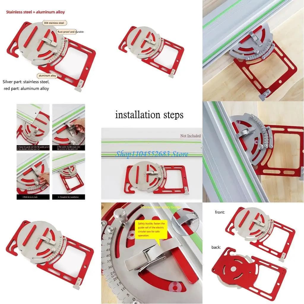 Y6GD Portable Adjustable Guide Electric Circular Engraving Machine Cutting Board Auxiliary Tool Aluminum Alloy