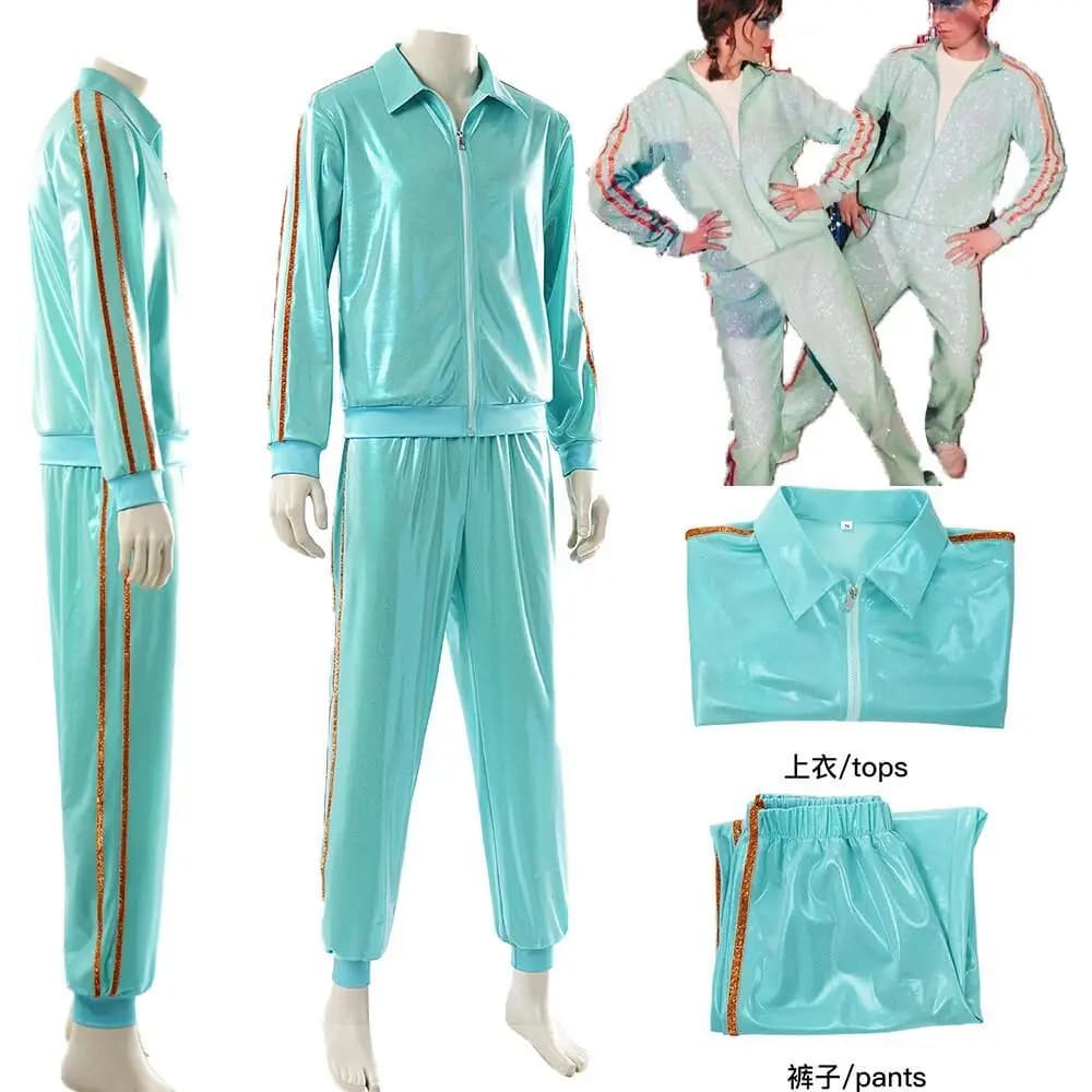 Disguise 80s Party Taylor Cosplay Sportswear Stage 2 Piece Set Halloween Women Men Costume Pants Costume Party Cosplay