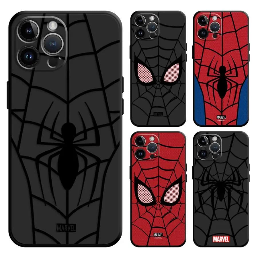 Cover per Telefono Marvel Spiderman per Apple iPhone 11 Air 13 12 XR XS MAX 15 Pro 7 8 17 Pro Max 14 16