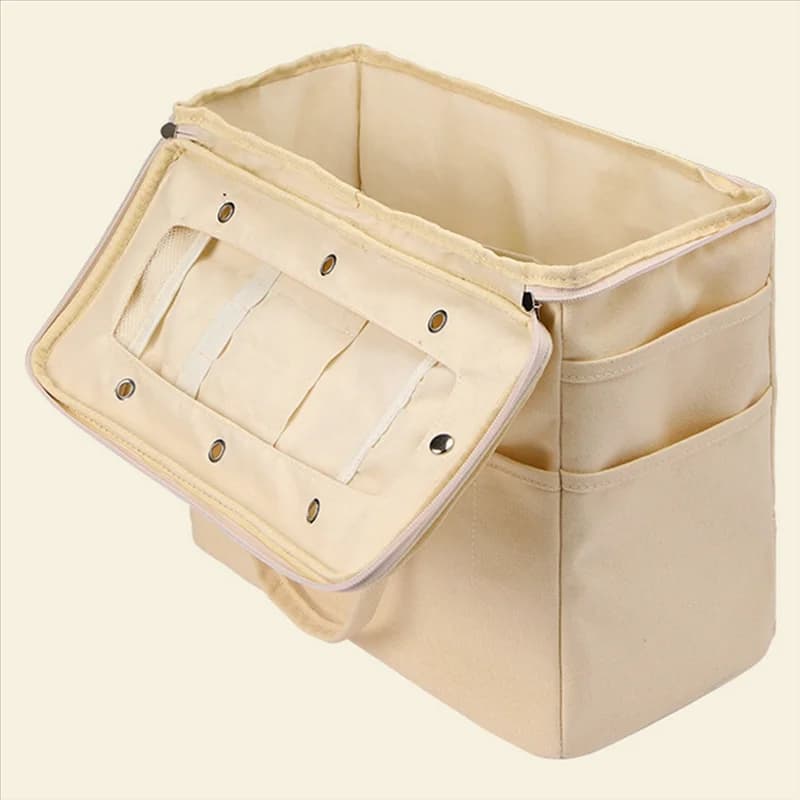 ABFS Borsa per maglieria da cucito Borsa per riporre il filato Uncinetti in lana Ferri da maglia Strumenti per cucire Organizzatore domestico fai-da-te