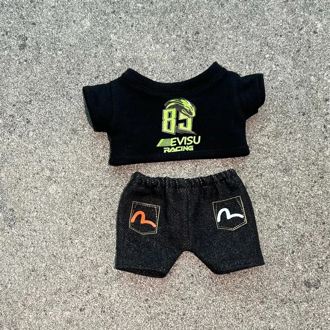 Spot Wang Yibo Stesso Stile Zhuhai Racing Foglia di Bambù Verde Serpente 85 Vestiti da Allenamento Bambola di Cotone Cosplay Cappello da Baseball Set