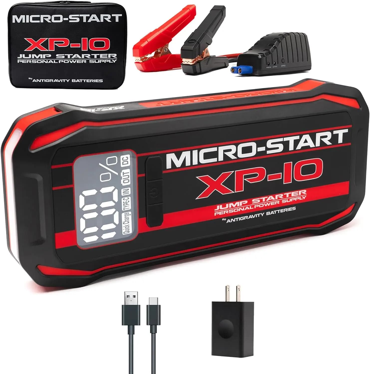 600A Lithium Jump Starter – 12V Portable Battery Booster for Gas & Diesel Vehicles up to 7.3L, Compact Jump Box with USB-C Fast