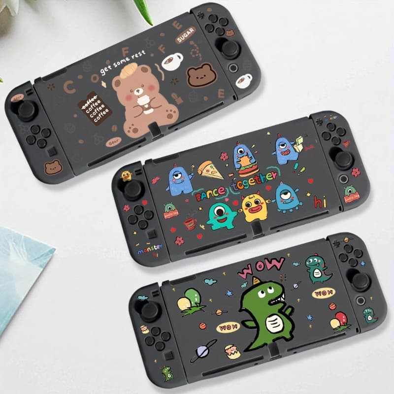 Custodia per mostri per Nintendo Switch custodia protettiva morbida OLED custodia protettiva Shell accessori per Host di gioco custodia in TPU accessori per giochi