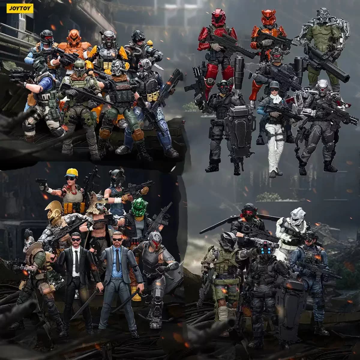 In magazzino JOYTOY Hardcore Coldplay 1/18 Bilancia Esercito Costruttore Soldato Militare Action Figure Modello Giocattoli Collezione Promozione Pack