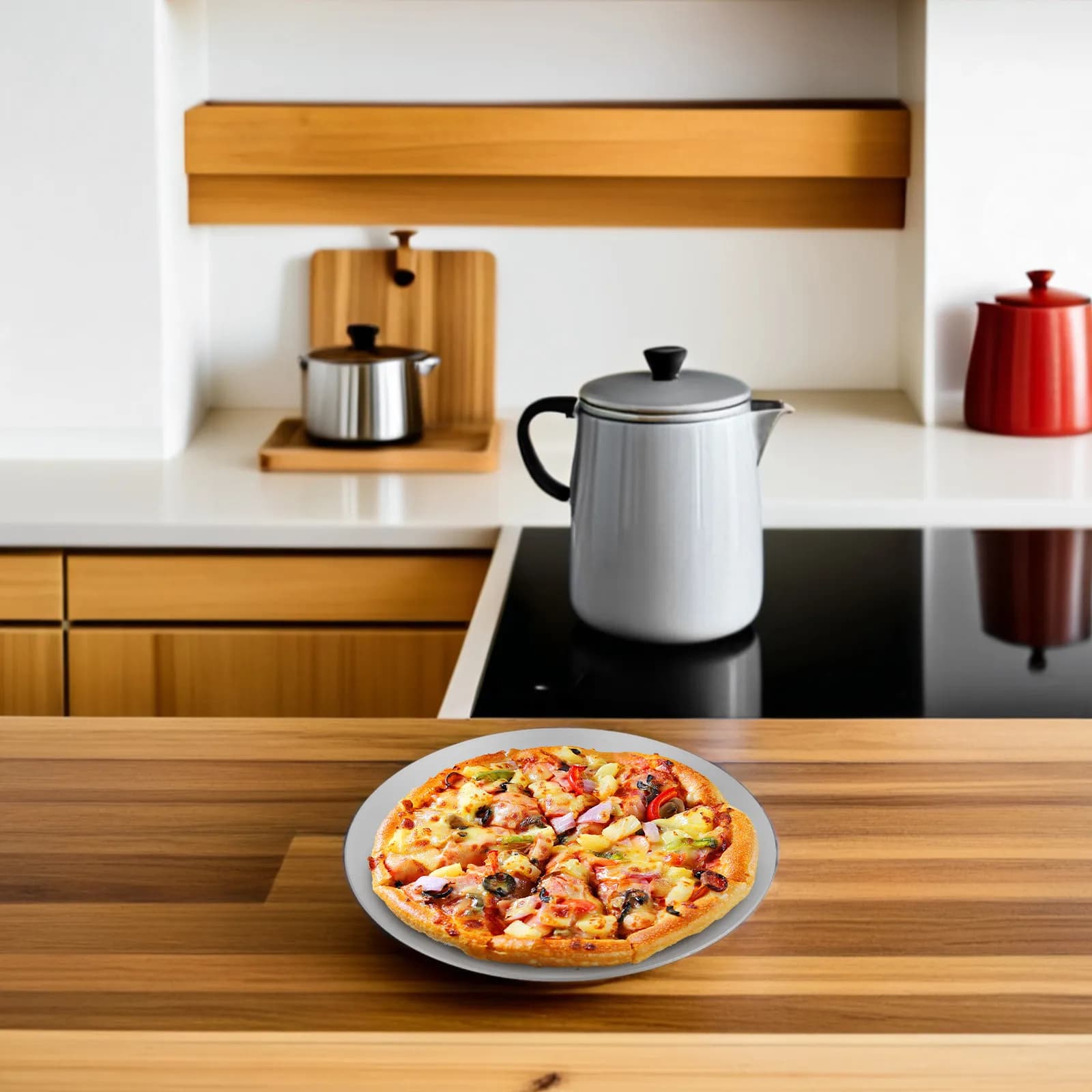 Pizza Pan Aluminum Alloy Non Stick Perforated Crisper For Oven Baking Kitchen Restaurant Hotel Rustproof Even