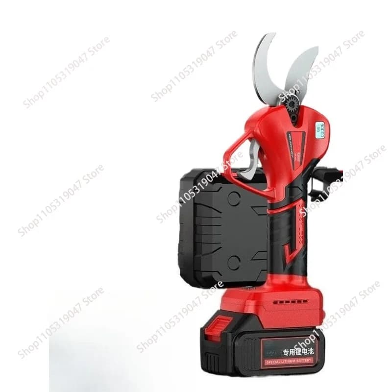 Electric shears rechargeable for pruning, garden shears for high branches of fruit trees, with lithium battery, portable