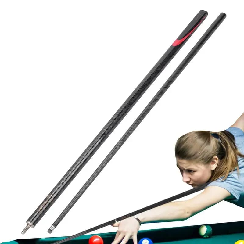 Stecca da biliardo da 145 cm Stecca da biliardo Stecca da biliardo in fibra di carbonio Stecca da biliardo a testa piccola Asta da biliardo per bambini Asta da ping pong