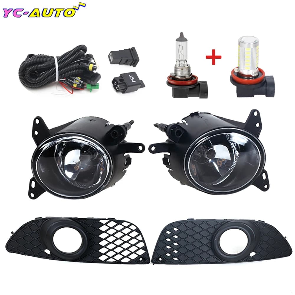 Paraurti anteriore per auto guida fendinebbia fendinebbia copertura della luce per Mitsubishi Lancer 2008 2009-2014 fendinebbia cablaggio