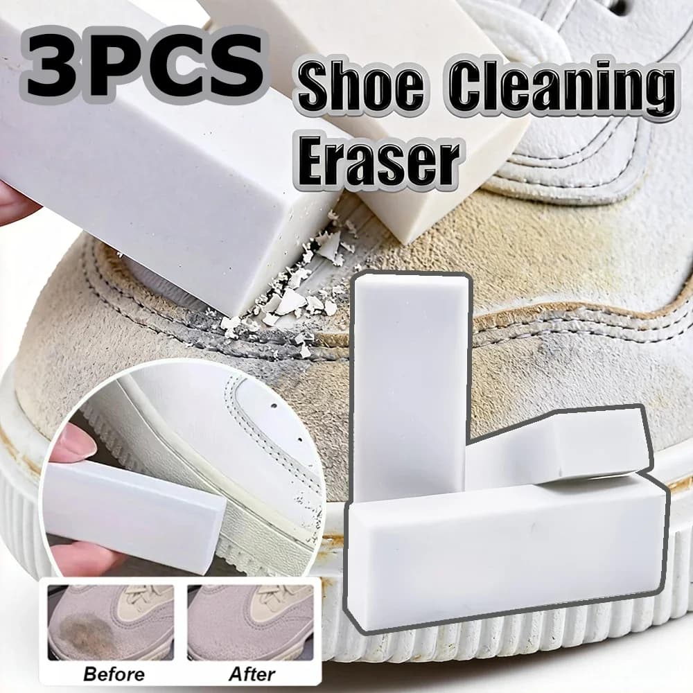 3 pezzi: tergicristallo per la pulizia delle scarpe, comodo, facile da usare, durevole