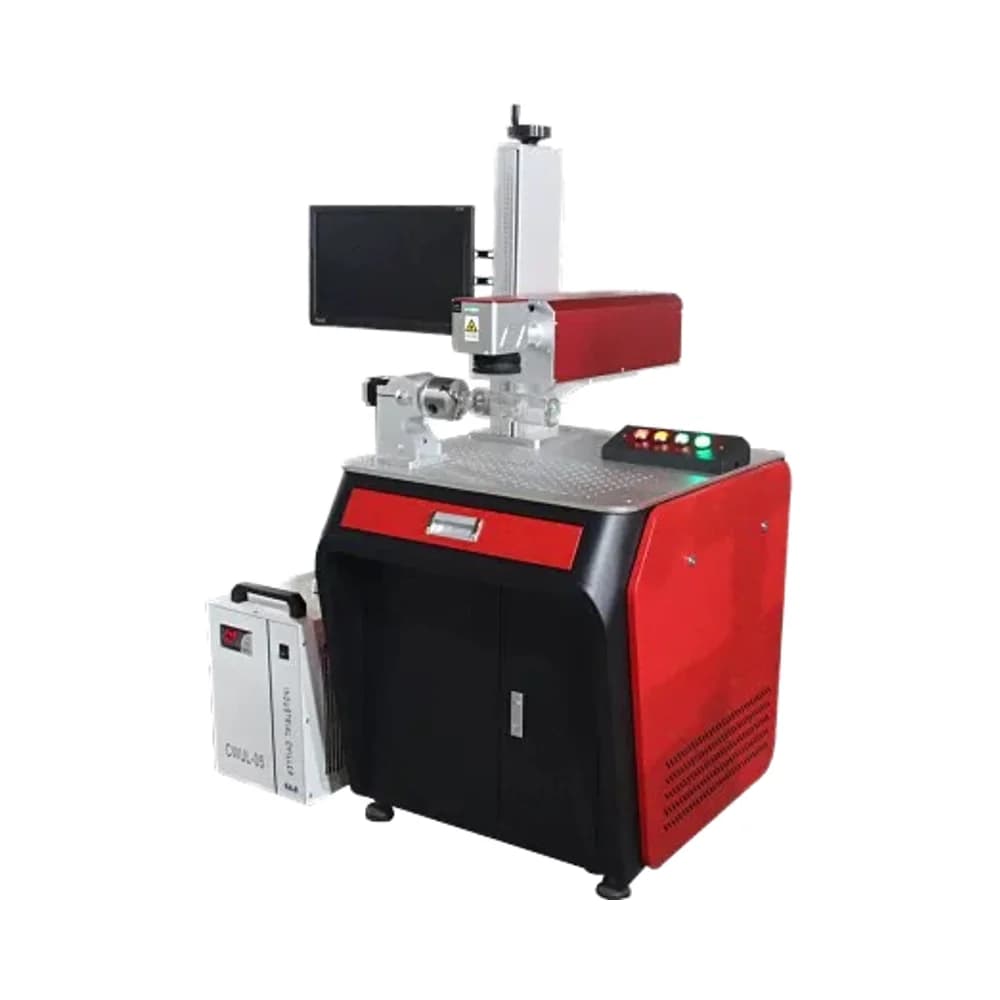 Macchina per marcatura UV l ase r Macchina per incidere di plastica con pietre preziose in vetro temperato per bottiglie di vino Macchina per incidere non metallica