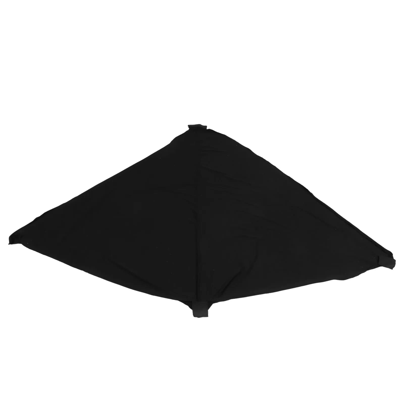 1Pcs Polyester Speaker Stand Cover Black Foldable Adjustable Elastic Tripod Cover for Concert Stage Banquet Live Show