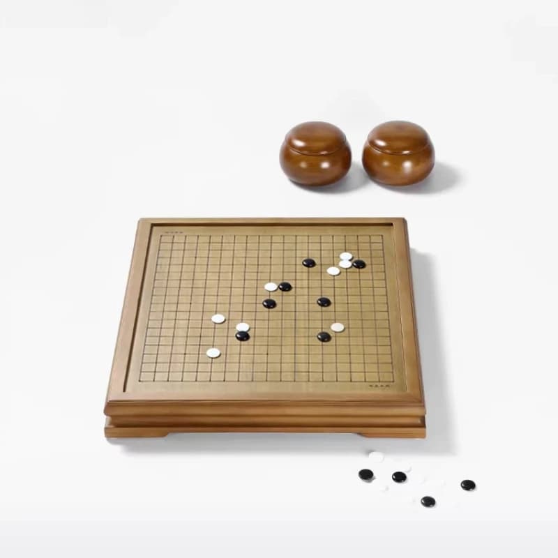 Set di scacchi Go Jade Yunzi, tavolo da Go in legno massello, tavolo da gioco Go