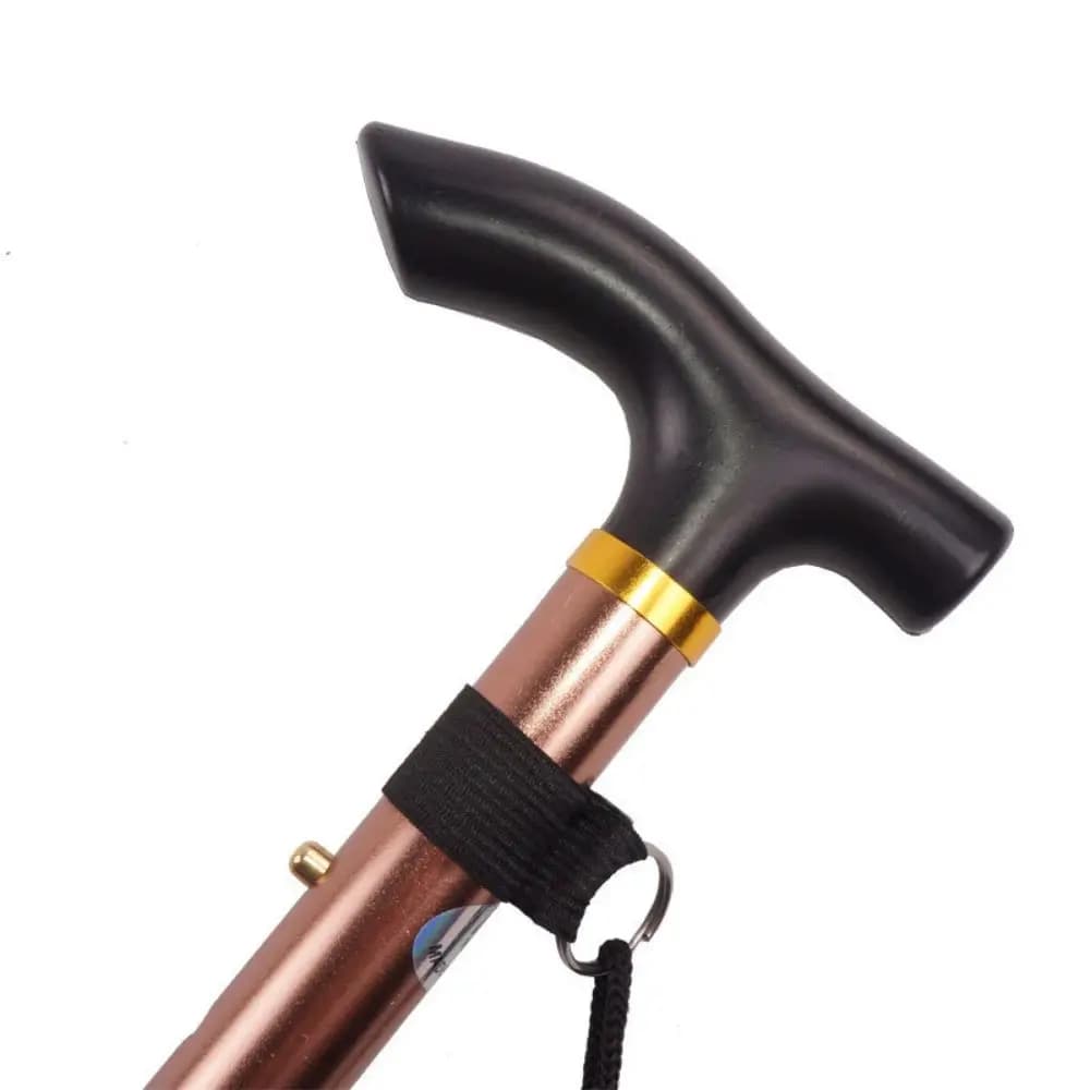 Outdoor Trekking Sticks in Expandable Aluminum Quickly Adjustable Locks Folding Walking Sticks Men's EVA Telescopic Base Stick