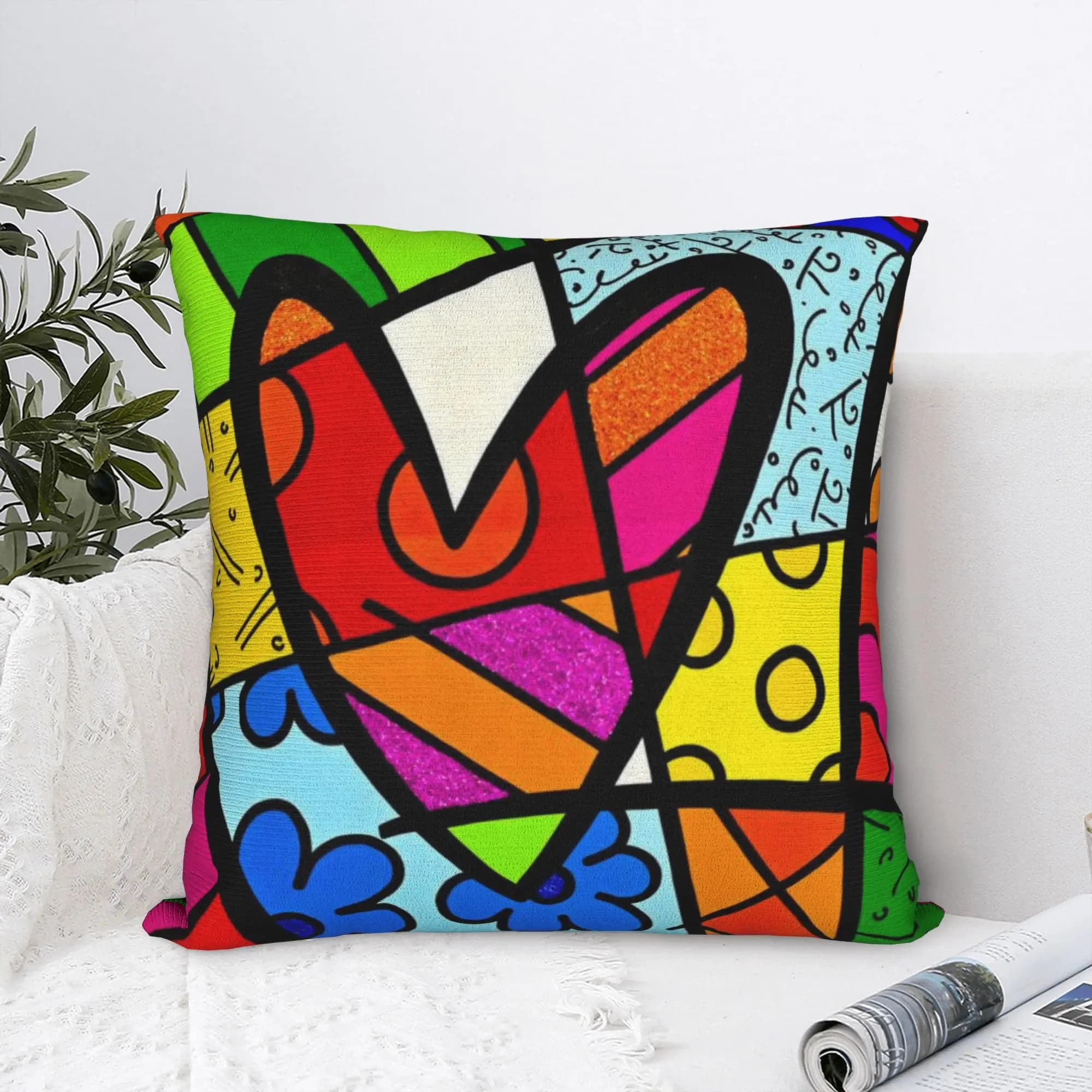 B-BrittoES Pillowcases Funny Pillow Case For Wedding Party Home Decor Graphic Pillow Cover
