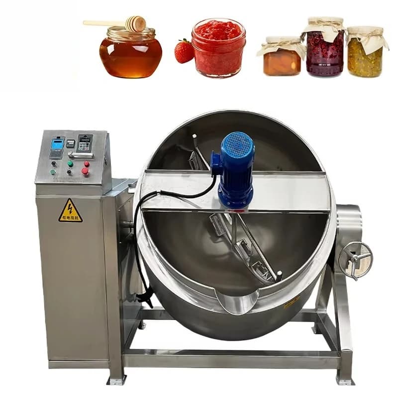 VBJX 30 L 50L Semi-automatic vapor/ planetary electric inclination with mixer Mixing Cooking Double jacket kettle