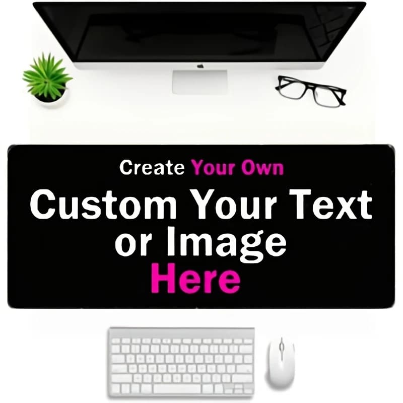 Custom HD Printing Gaming Playmat Personalized DIY Image Mouse Pad Anti Slip Rubber Desk Mat For Office Laptop