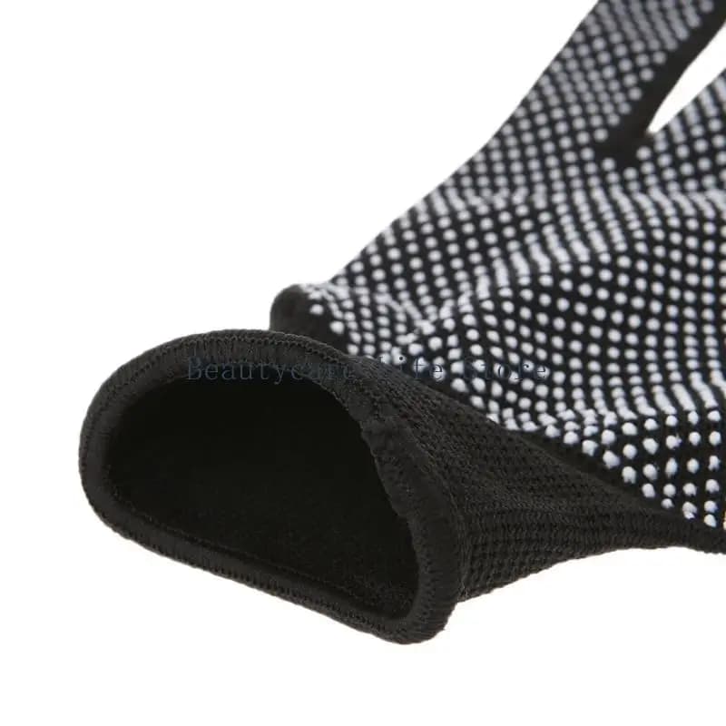 652C 2 pieces heat resistant protective gloves for hair styling to curl straight iron