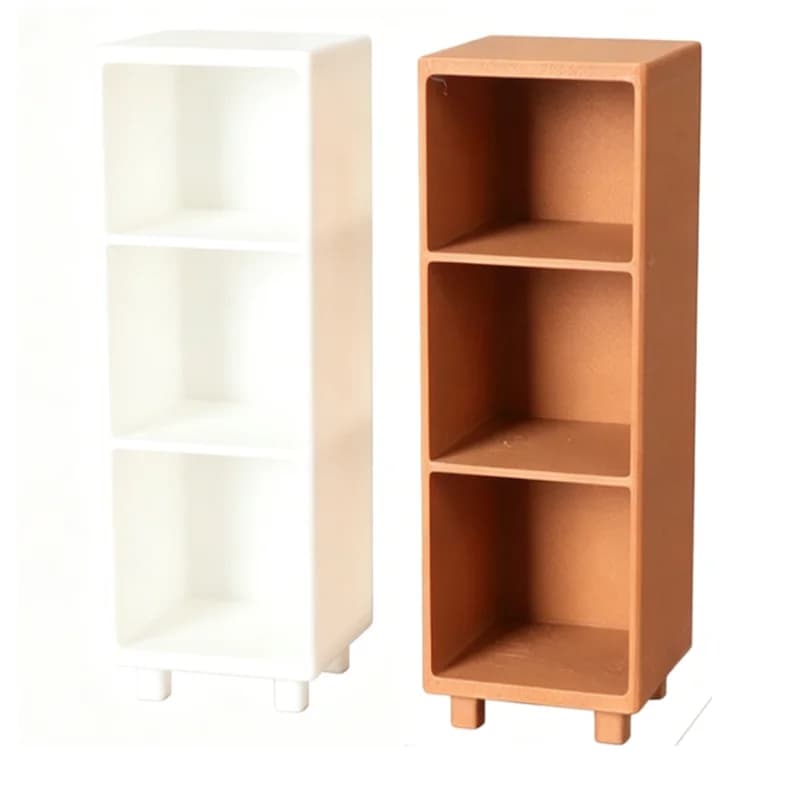 1 Pezzo 1:12 Modellino Miniatura Libreria per Casa delle Bambole, Simulazione Armadietto Contenitore, Ornamento Arredamento Giocattolo