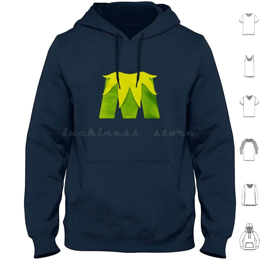 Felpe con cappuccio con logo sfocato a maniche lunghe Jim Henson Vintage Retro anni '70 e '80 Spettacoli televisivi Nostalgia Cultura pop Loghi Design grafico