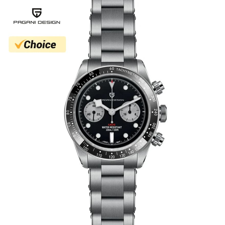 PAGANI DESIGN 2025 New men's watches Panda Quartz watch men's top brand Luxury men's watch Sports chronograph Waterproof sapphire