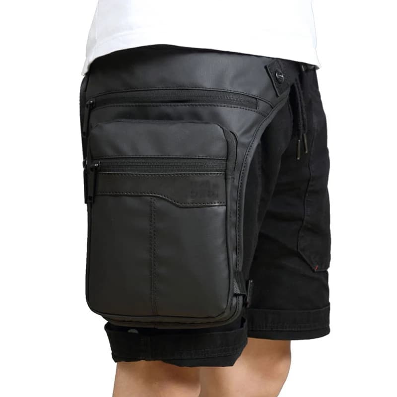 Borsa da coscia impermeabile da uomo Marsupio Marsupi da equitazione all'aperto Borsa da cintura a tracolla per moto Borsa a tracolla da viaggio
