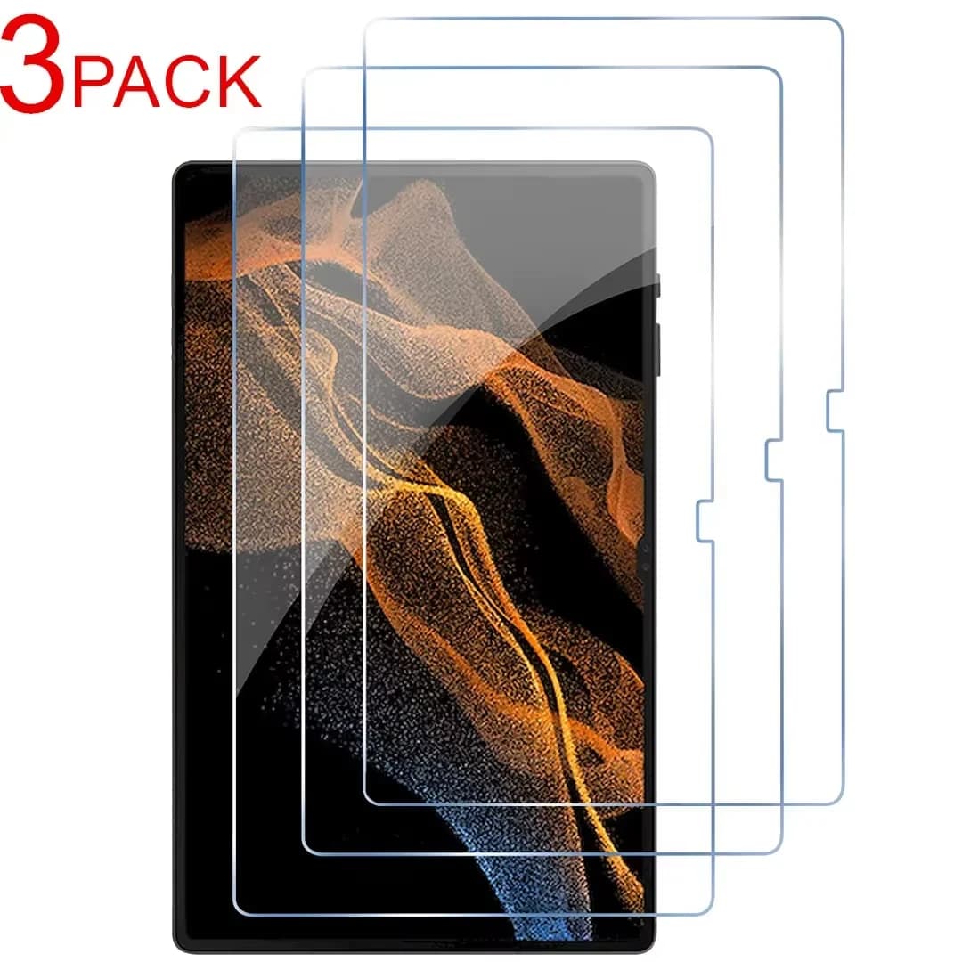 3PCS Vetro Temperato Per Samsung Galaxy Tab S6 Lite A9 Plus S8 S9 Plus Ultra S7 Fe S9 Fe 12.4 A8 S10 S11 Pellicola Della Protezione Dello Schermo